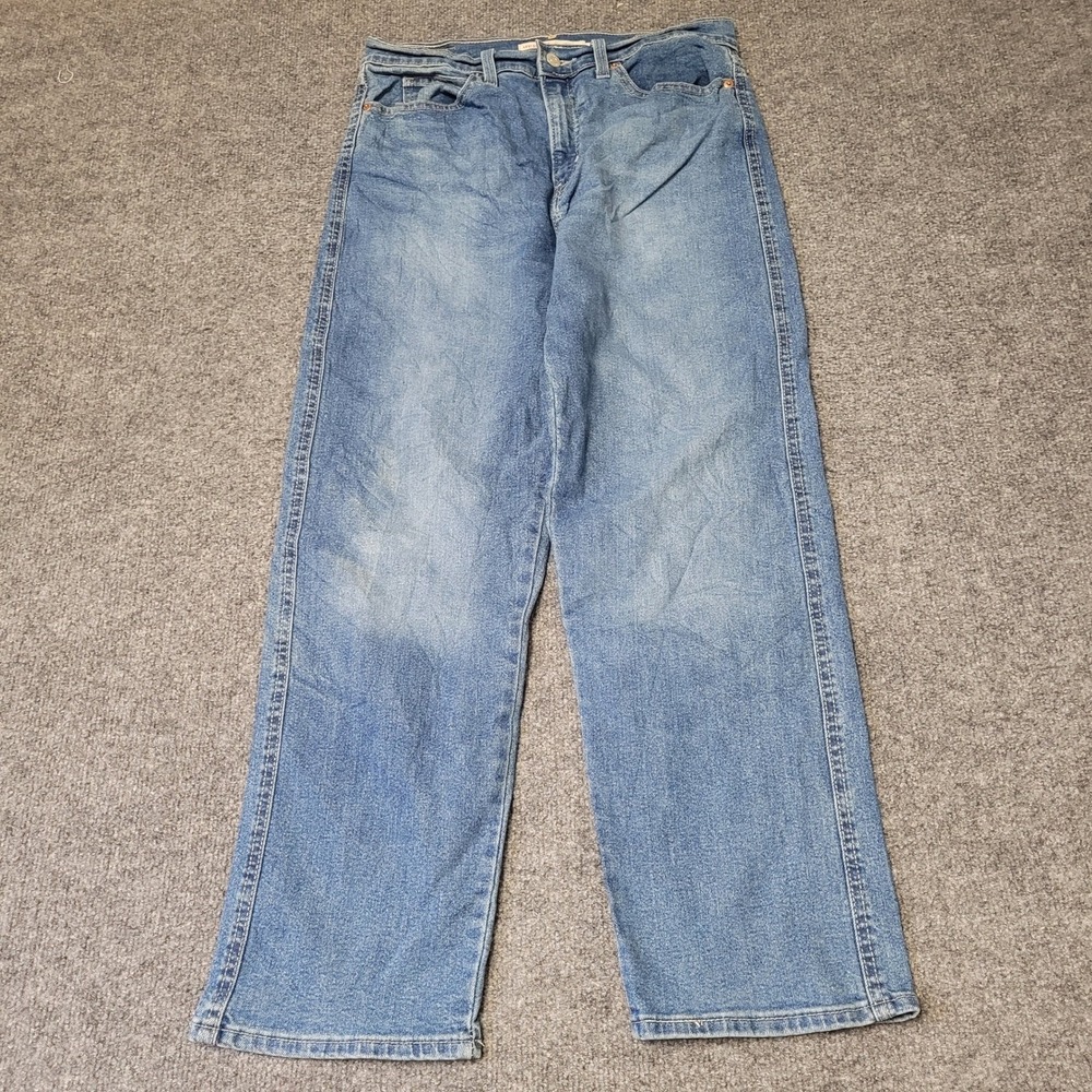 Levi Strauss Signature Jeans Womens Size 6 Blue Vintage High Rise Straight Leg